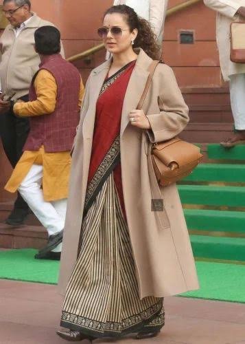 office bag with saree