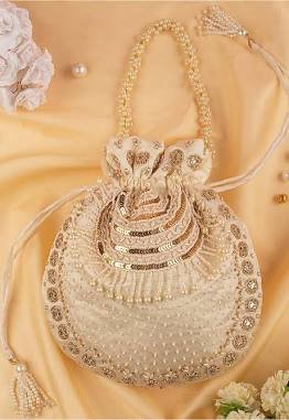 Banarasi potli bag for wedding