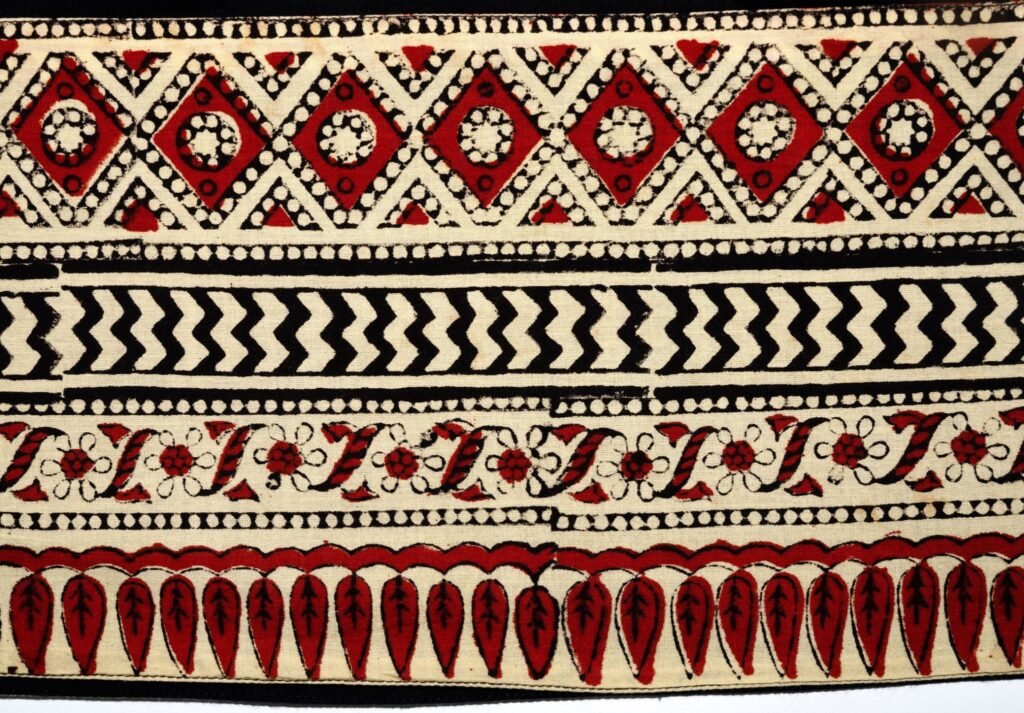Handcrafted Ajrakh bag 
